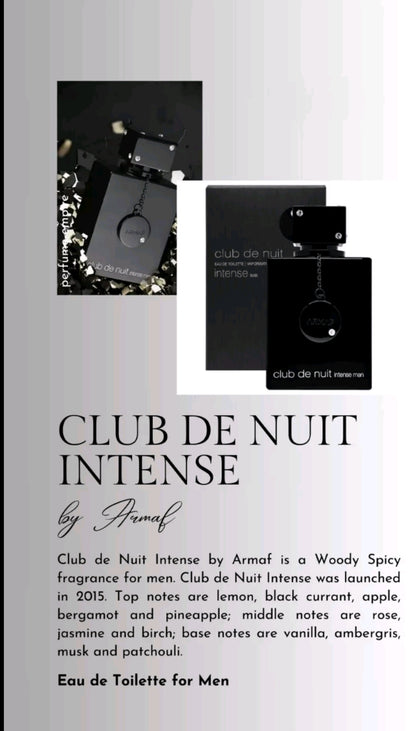 Armaf Club De Nuit Intense 3.6 oz EDT for Men ORIGINAL ⭐️⭐️⭐️⭐️⭐️