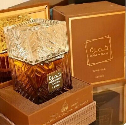 Khamrah QAHWA by Lattafa EDP Unisex 3.4OZ  ORIGINAL ⭐️⭐️⭐️⭐️⭐️