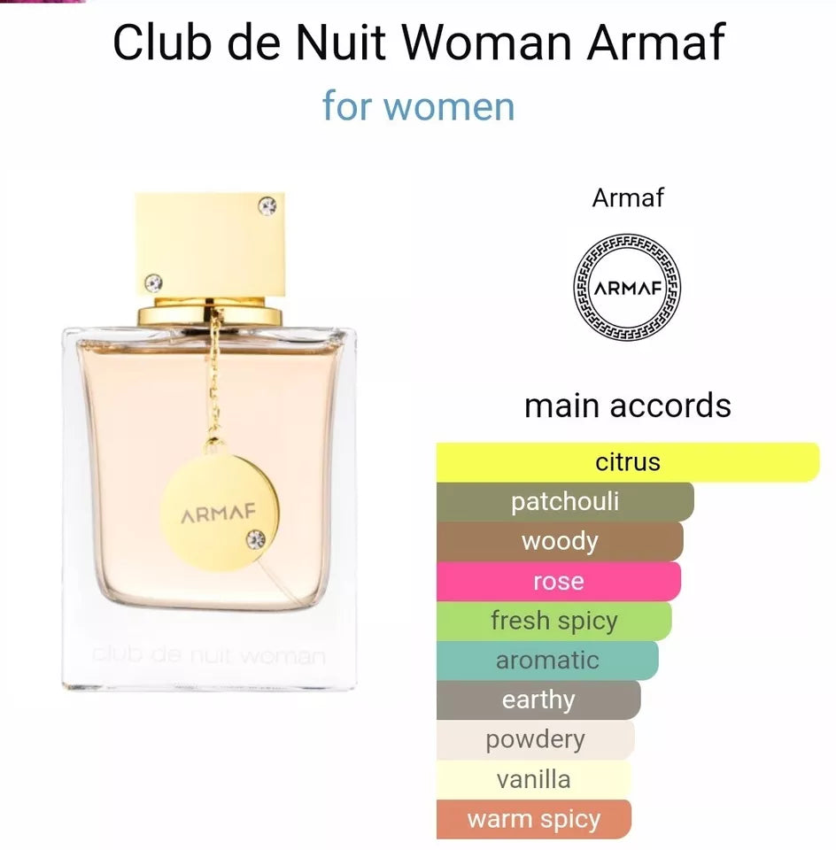 Armaf Club De Nuit WOMEN EDP 3.6 Oz Fragrance For Women ORIGINAL ⭐️⭐️⭐️⭐️⭐️