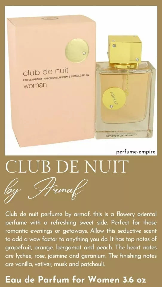 Armaf Club De Nuit WOMEN EDP 3.6 Oz Fragrance For Women ORIGINAL ⭐️⭐️⭐️⭐️⭐️